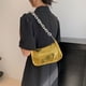 thumbnail image 4 of Bolso Pequeño Cuadrado Con Cremallera Informal Y Contraste De Moda De Nueva Tendencia, Bolso De Mano De Cuero Artificial Sencillo, 4 of 5