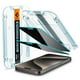 thumbnail image 1 of Protector de pantalla Spigen Glastr EZ FIT Privacy para iPhone 15 Pro Max, 1 of 3