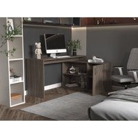 Tuhome - Escritorio En L 1 Puerta Axis 76,5X151,5X116,5 Cm Milan