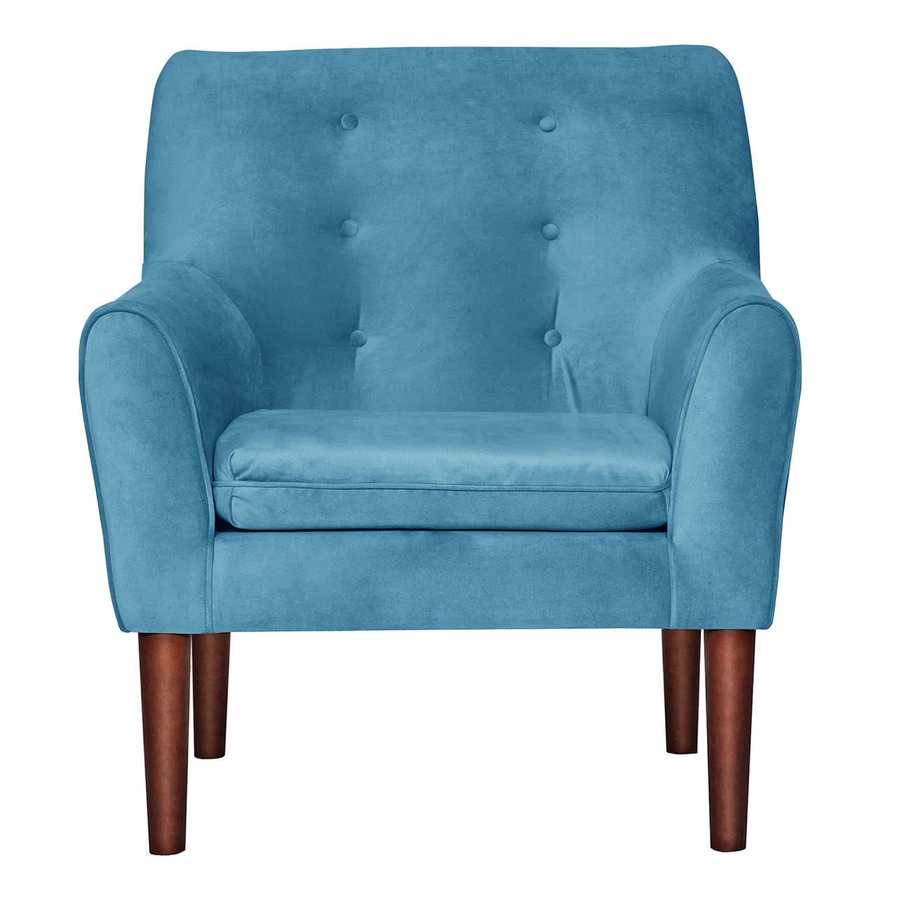 Masel - Poltrona Bergen Felpa Turquesa