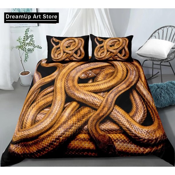 Snake Style Bedding Set Duvet Cover Bed Set Quilt Cover Boys Adult Home Textile Decor