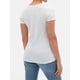 thumbnail image 3 of Camisa GAP Favorite para mujer, blanca, talla pequeña y alta, 3 of 5
