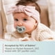 thumbnail image 5 of Chupete NUK Comfy Orthodontic, 100% silicona, 0-6 m, color rosa, paquete de 5, 5 of 9