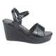 thumbnail image 1 of Sandalia Chalada Mujer Como-51 Negro Plataforma, 1 of 6