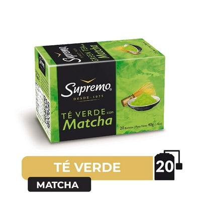 Té Verde Con Matcha Caja 40 G Supremo
