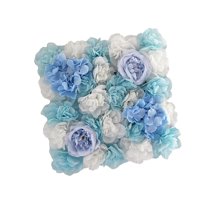 Magideal - Diy Arco De Flores, Hilera De Flores Artificiales, Telón De Fondo De Flores, Tapete Floral, Arreglo De Pared De Flores De Boda Para Patio, Baby Shower Azul Oscuro