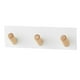thumbnail image 2 of Ganchos Magnéticos Para Llaves, Soporte De Madera Para Pared, Colgador De Llaves Para Toallas, Sombreros, Llaves, Color Blanco, 2 of 3