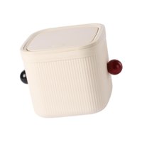 Magideal - Bin De Basura Del Bote De Basura De La Encimera Con Tapa Con Tapa Fácil De Limpiar La Basura De Desechos De Desecho Multifunción Para La Sala De Estar