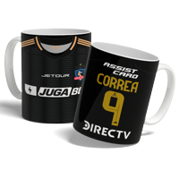 Arumistorechile - Tazon Taza Colección Colocolo 2025 Correa Negra