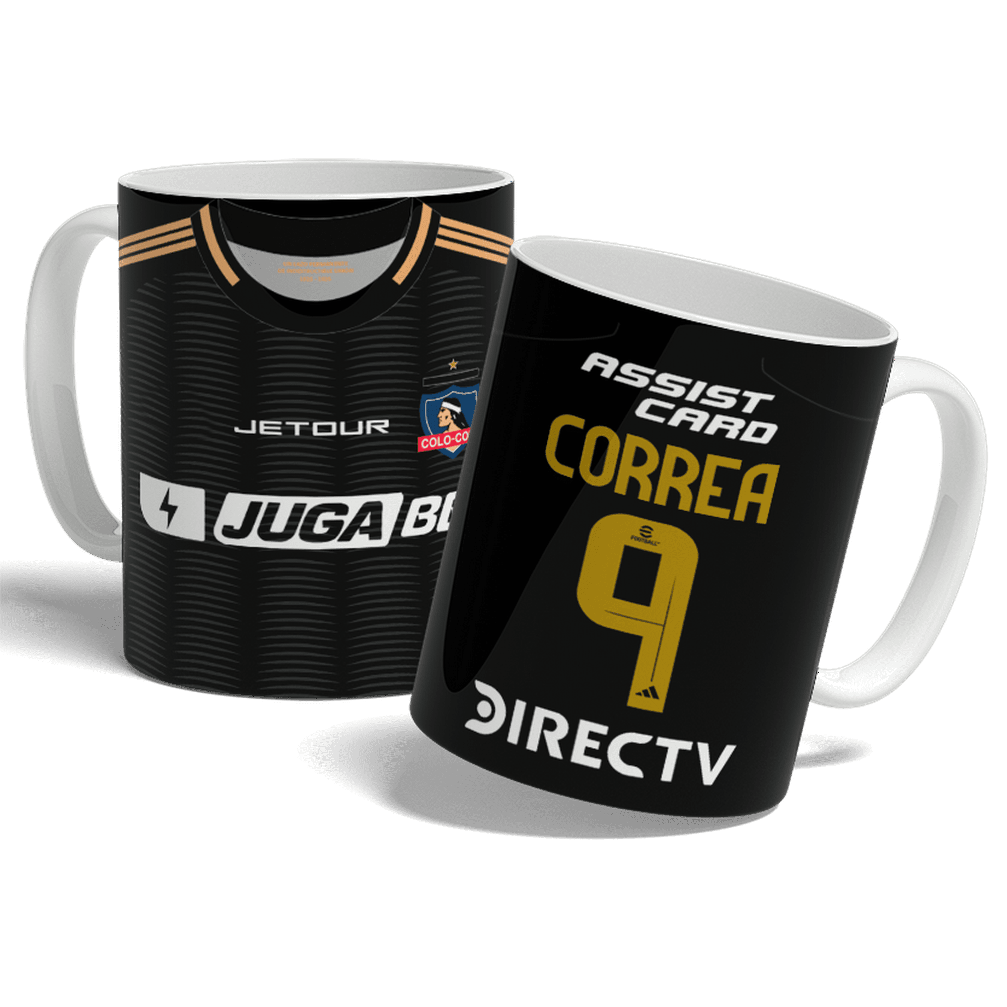 Arumistorechile - Tazon Taza Colección Colocolo 2025 Correa Negra