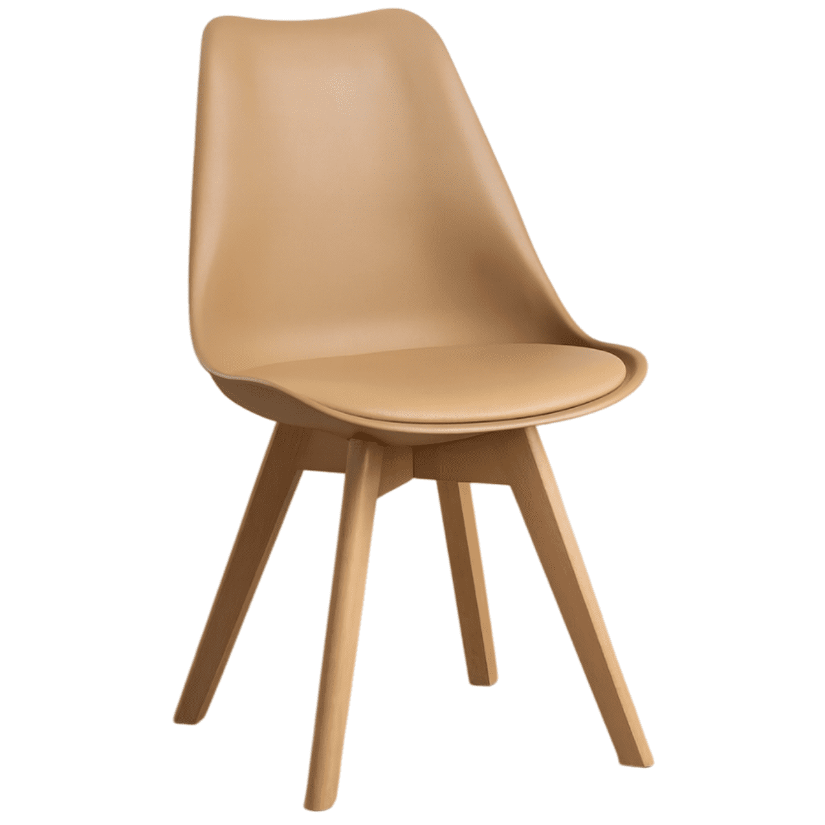 Moboi - Silla Eames Acolchada Beige