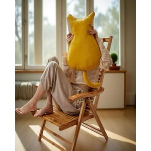 Tengfei - Almohada Cojín De Gato Extra Suave Para Decorar O Apego Para Niños