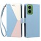 thumbnail image 3 of Funda Cartera para Motorola Moto G35 con Cierre Magnético, Tricolor, Azul Claro, 3 of 6
