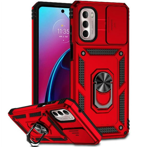 Estuche GANGXUN para Motorola Moto G Stylus 4G 2022, soporte giratorio 360°, estilo mecánico y magnético
