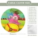 thumbnail image 2 of Billy Bam Bam-theme Fitted Round Tablecloths Elastic Edged Table Covers Waterproof Table Cloth for Kitchen Holiday Party Tables Decor 120cm, 2 of 6