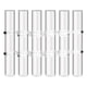 thumbnail image 1 of Terrario Florero Florero Macetas De Mesa Soporte De Vidrio Decoración Del Hogar 6 Uds Grandes, 1 of 2