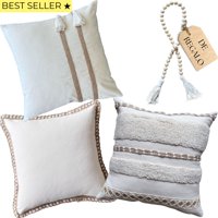 Mandir Home - Set 3 Fundas Rústicas Premium 2.2 + Regalo