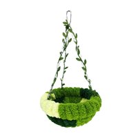 Magideal - Hamaca Colgante, Casa Nido Para Pájaros, Juguete Para Masticar, Entrenamiento Colgante, Percha Para Pájaros, Soporte, Hamaca Para Pájaros Para Agaporn Grande