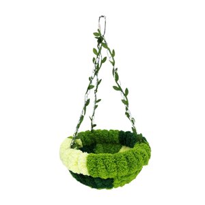 Magideal - Hamaca Colgante, Casa Nido Para Pájaros, Juguete Para Masticar, Entrenamiento Colgante, Percha Para Pájaros, Soporte, Hamaca Para Pájaros Para Agaporn Grande