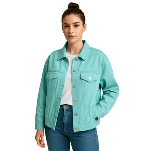 Djoe - Chaqueta Oversize Denim Mujer Rumania