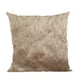 thumbnail image 1 of Cojín decorativo Plutus Brands marrón dorado, conejo, piel sintética, 26 x 26 cm, 1 of 7