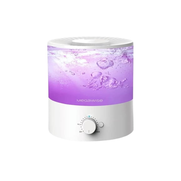 Humidificador Megawise Cool Mist, tanque de 2 litros, 40 horas de funcionamiento, 7 colores