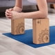 thumbnail image 5 of Bloques de yoga Overmont, 2 unidades, corcho natural con correa de 2,5 m, 5 of 7
