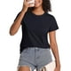 thumbnail image 1 of Camiseta Básica Manga Corta Con Bambú Mujer Blanco, 1 of 3