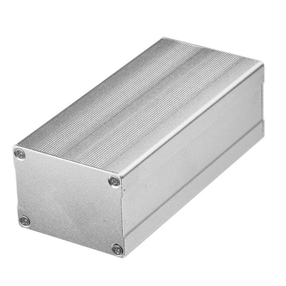Carcasa eléctrica Eightwood, caja de aluminio, diseño deslizante, 11 x 5 x 4 cm