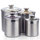 thumbnail image 1 of Juego de recipientes de almacenamiento para tarros de comida, cocina, estándar, acero inoxidable, 1 of 7