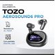 thumbnail image 2 of Audífonos Bluetooth In Ear TOZO AeroSound6 Pro ANC Hi-Res 60H IPX8 Bluetooth, 2 of 6