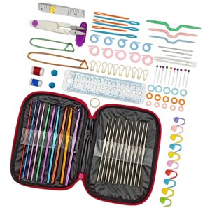 Bothyi - Juego De Ganchos De Ganchillo, Mango Ergonómico, Accesorios Ligeros, Alfileres De Ganchillo De Regalo