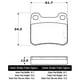thumbnail image 2 of Pastillas Freno para auto Mercedes Benz 190 E 1984-1996 Trasero, 2 of 3