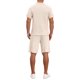 thumbnail image 3 of INSPIRE CHIC Conjuntos de 2 Piezas para Hombre Camisa Polo y Pantalones Cortos Conjuntos Tejidos Estampados XL Beige, 3 of 5
