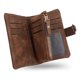 thumbnail image 4 of Xiao Hua Billetera Corta de Cuero Billetera Mediana 30% de Descuento Ranura para Tarjeta Billetera Cero con Hebilla Bolso con Cierre, Azul Claro, 1 Pieza, 4 of 4