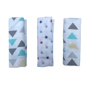 Pellitos - Pack 3 Pañal Gasa Unisex 100% Algodón