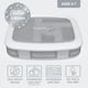 thumbnail image 3 of Fiambrera Bentgo Kids con diseño de purpurina con 5 compartimentos, color plateado, 3 of 8
