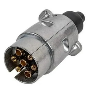 Goodcar - Enchufe Eléctrico 7 Polos Coco Arrastre Cromado (M)