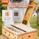 thumbnail image 2 of Caja para colmenas Beehive VEVOR, tamaño mediano, tamaño Super Bee, de 10 marcos, con ventanas, 2 of 9