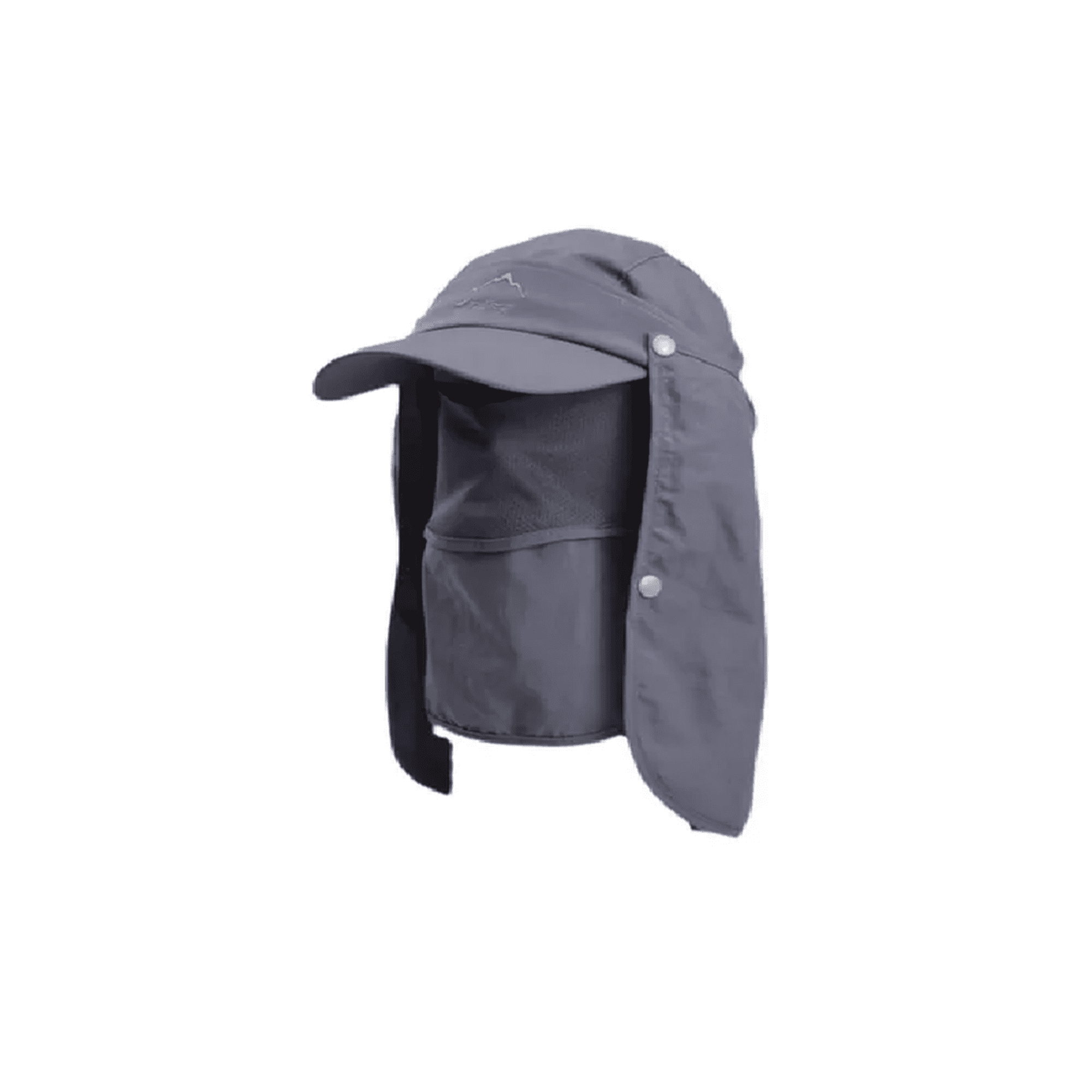 Genérico - Gorro Visera Para El Sol 4 En 1 Uso Diario Gris