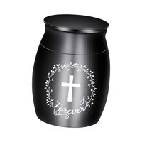 Magideal - Memorial Pets Urnas De Cremación, Soporte Para Cenizas Conmemorativas, Urnas De Recuerdo De Entierro, Soportes Para Cenizas De Gatos Para Animales Negro