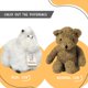 thumbnail image 4 of Alpaca de Peluche AlpacaNext 23 cm Blanco Hipoalergénico, 4 of 9