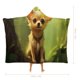 thumbnail image 2 of Chihuahua Manta Capa con Capucha Anti-Bolitas, Manta de Lana Ártica Suave, Manta Portátil de Felpa Ligera y Lujosa, Poncho para Siesta en Casa y Oficina, 100*130cm, 2 of 6
