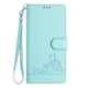 thumbnail image 2 of Funda tipo cartera FOXDOCK para Oppo Reno13 Pro con soporte, ranuras, RFID, diseño de gato, 2 of 5