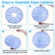 thumbnail image 4 of Uxcell Faroles de Papel de 12 Pulgadas, 12Pcs Faroles Decorativos Colgantes para Fiesta Boda, 4 of 6