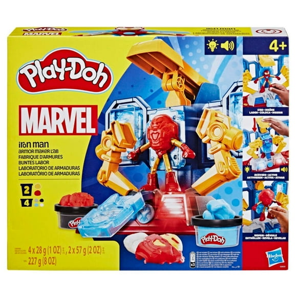 Masas y Plastilinas Marvel Laboratorio de Armaduras