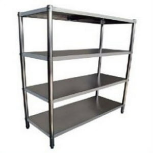 Ecobeck - Repisa De Acero Inoxidables Rss-1000, 1000X500X1550 Full Ss Lisa