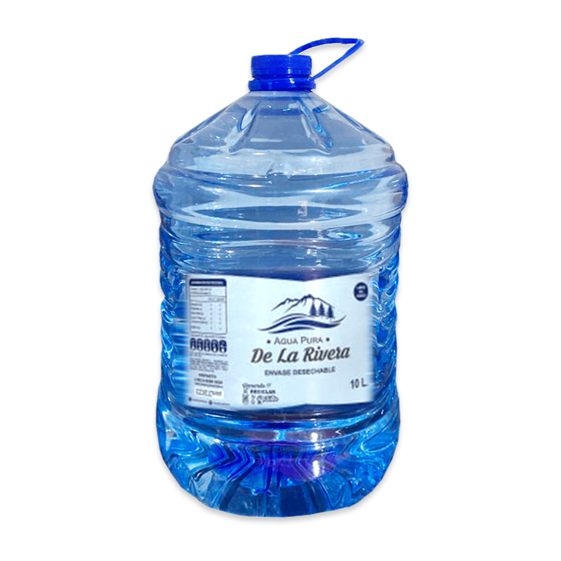 Bidón Desechable De Agua Pura De La Rivera 10l