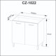 thumbnail image 5 of Mueble Cocina Base Para Lavaplatos 2 Puertas (Sin Lavaplatos) Blanco, 5 of 6