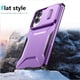 thumbnail image 4 of Funda Resistente para Samsung Galaxy S25 Edge con Tapa Deslizante y Protección Militar Morado, 4 of 6